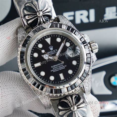 chrome hearts rolex diamond.